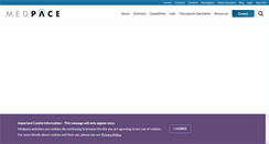 Desktop Screenshot of medpace.com