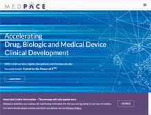 Tablet Screenshot of medpace.com